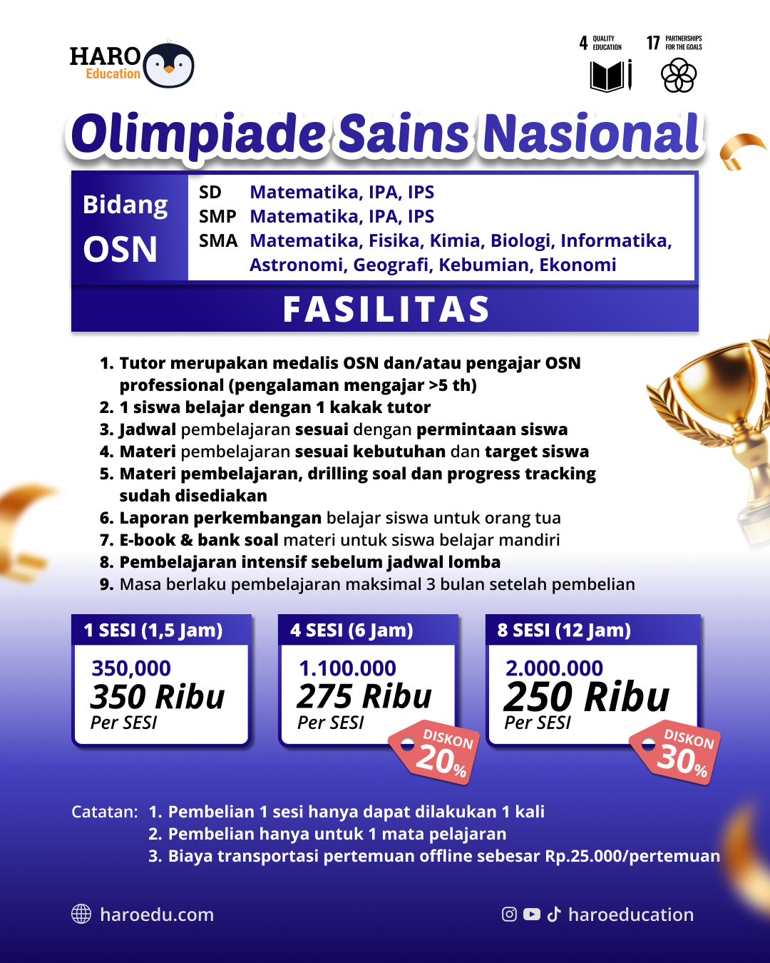 Les Privat Persiapan OSN (Olimpiade Sains Nasional)